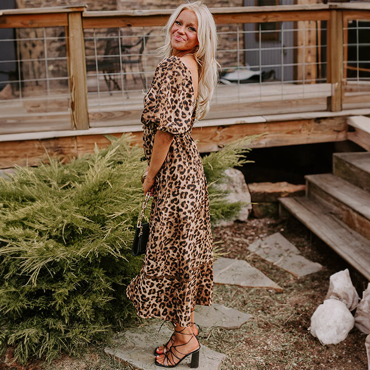 Sofie | Sommerkleid mit Panther-Print